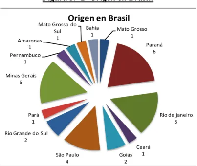 Figura Nº 2- Origen en Brasil. 