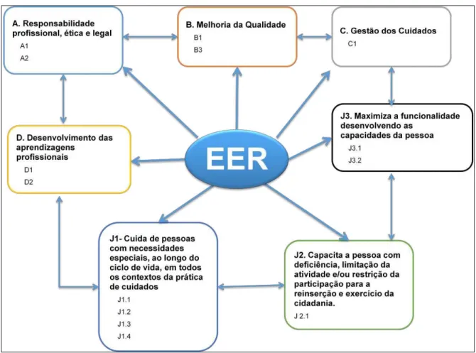 Gráfico 1: Domínios e Competências adquiridas 