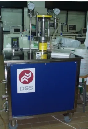 Figura 8. Instalação Lab-unit M20 da DSS utilizada nos ensaios 