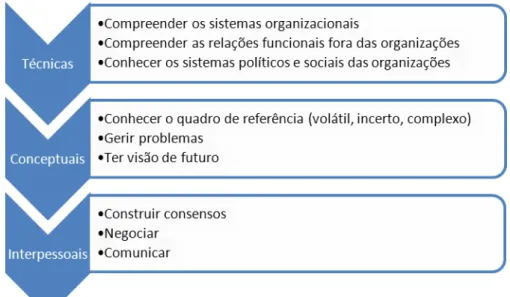 Figura 4 – Competências de liderança estratégica nos EUA (Gerras, 2010: 34) 