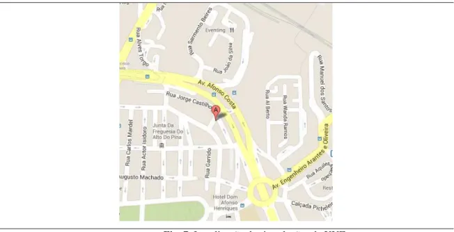 Fig. 7: Localização das instalações da XYZ 
