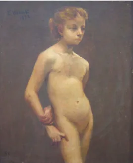 Figura 1 - A caboclinha, Eliseu Visconti. 1891. Óleo sobre tela 96 x 50 cm. coleção particular