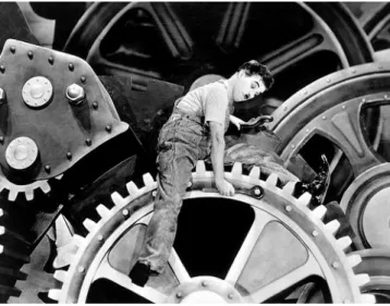 Figura 03 - Charles Chaplin. Tempos Modernos, 1936.  