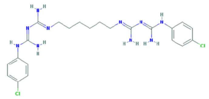 Figura 3 – Molécula de Clorexidina (PubChem CID:9552079)   