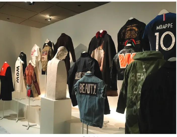 Figura 2: Dorso e roupas, exposição “Back Side/Dos à la mode” (2019)