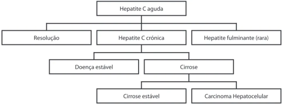 Figura 3 - curso clínico da Hepatite c