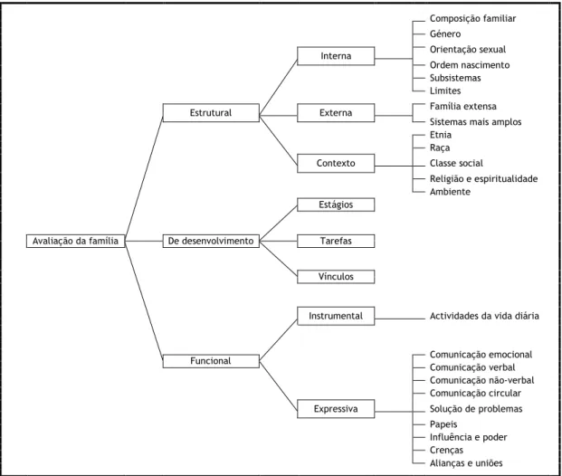 FIGURA 4: Diagrama ramificado do Modelo de Calgary de avaliação da família 
