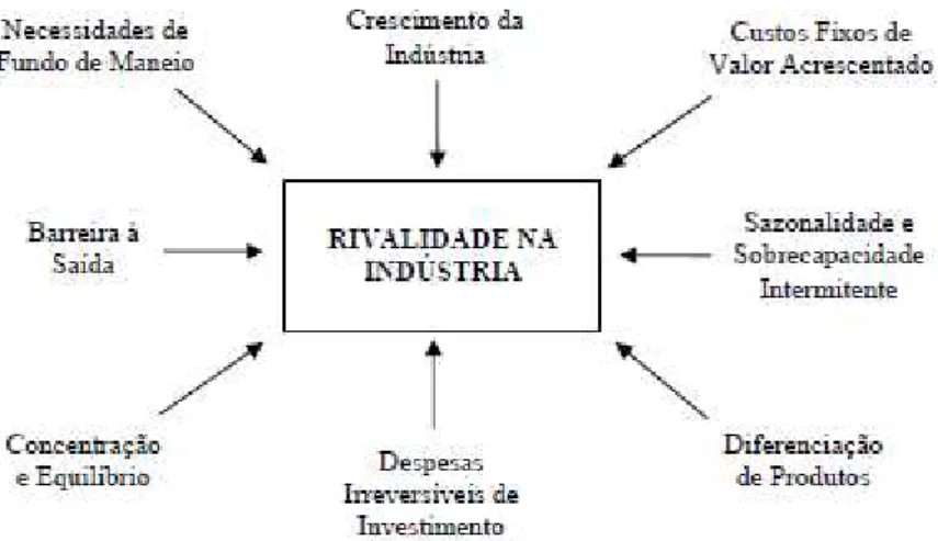 Figura 7: Determinantes da Rivalidade 