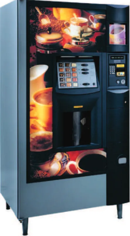 Figura 1. Máquina de vending de bebidas calientes.  