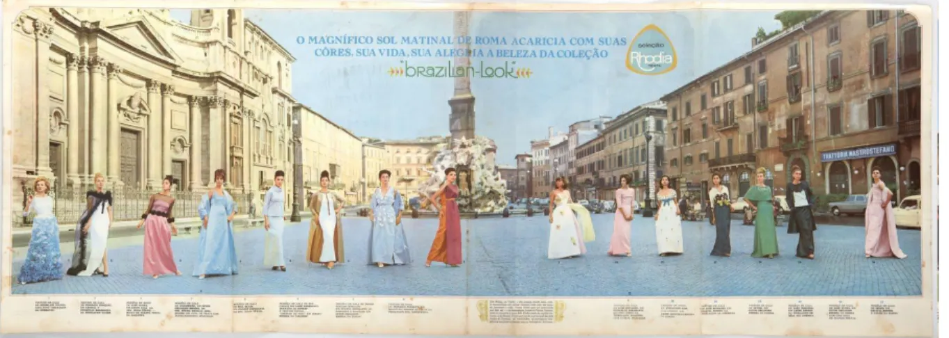 Fig. 18 - Propaganda da coleção ‘Brazilian Look’ de 1963. Acervo Edu Rodrigues. 
