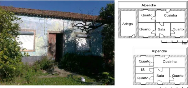 Figura 27- Exemplo de habitação tradicional com inclusão de instalações sanitárias em São Pedro (Fonte: de  autor)