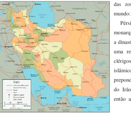 Figura 1 - Mapa do Irão 