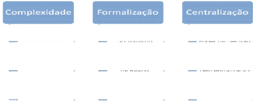 Figura 2.1: Componentes da Estrutura Organizacional. 