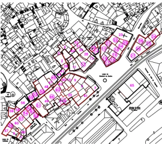 Figure 2: Delimiting area of the “Chafariz de Dentro” Integrated  Project. 