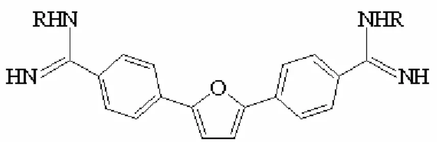 Figura 5. Fórmula estrutural da pentamidina. 