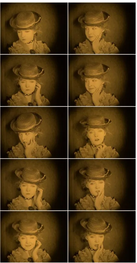 Figura 2 - Reações de Lillian Gish em Broken Blossoms (1919)    