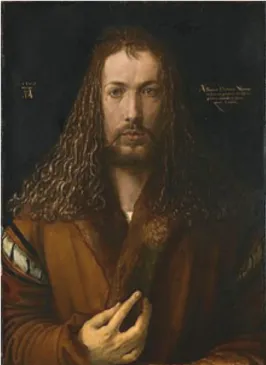 Figura 4: Autorretrato com casaco de peles, 1500, de Albrecht Dürer. 