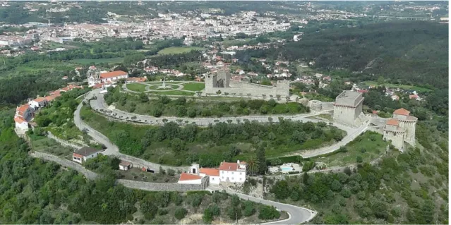 Figura 10 | Vista aérea da zona do Castelo 