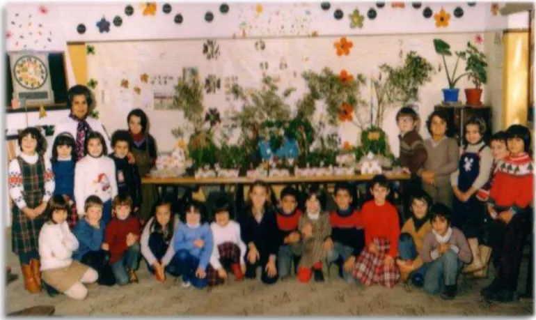 Fig. 8 - Turma da Escola da Serra, 1981-1984 