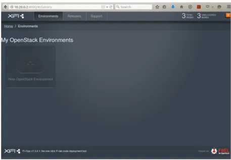 Figure 4.6: Web-interface of the FUEL server
