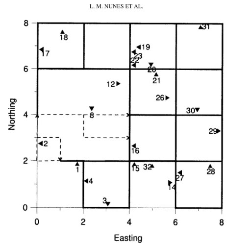 Figure 7. Resulting monitoring network with 23 stations.