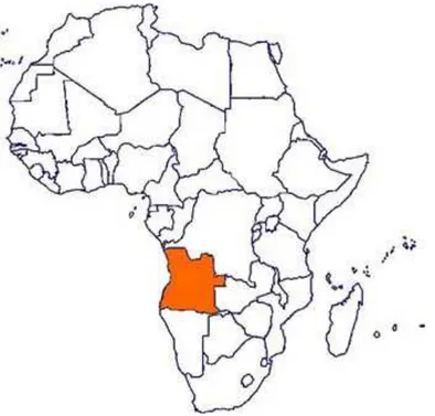 Figura 1: Mapa de Angola 