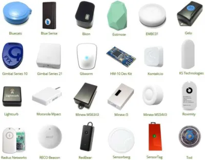 Figura 3.18  –  Formatos existentes de beacons 