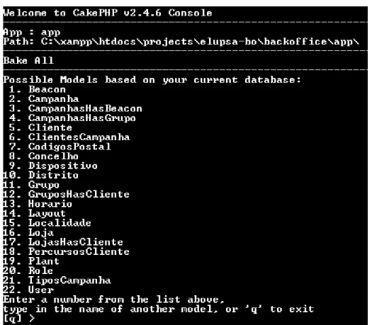 Figura 5.2  –  Todas as tabelas existentes na DB 