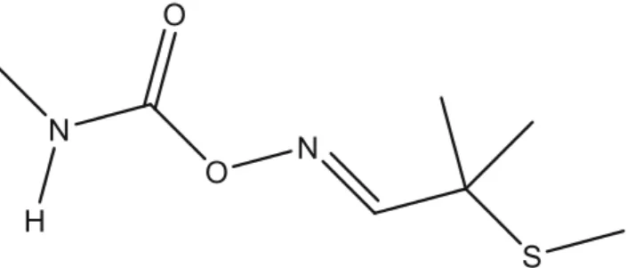 Fig. 1 Aldicarb chemical structure