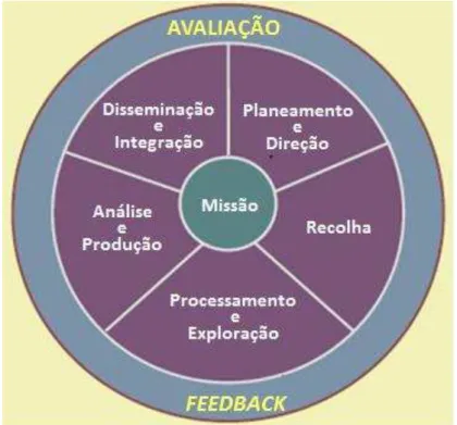 Figura 1  –  Ciclo do processo de informações 