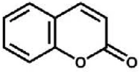 Figura 1 – Estrutura química da Cumarina (retirada de: Samovich et al., 2014) 