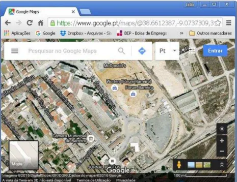 Figura 5  –  Localização dos Paços do Concelho  Fonte: Google Maps 