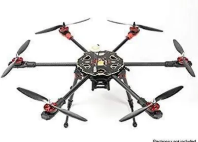 Figura 11 - Drone hexacópetro utilizado no estudo - Tarot 680 Pro. 