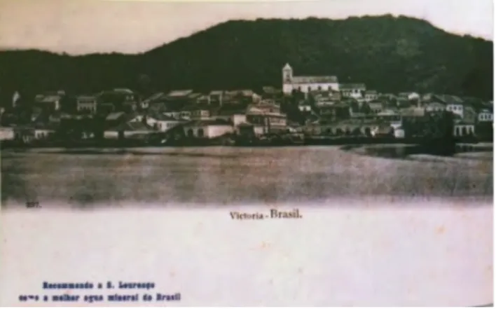 Figura 5 – Cartão-postal com vista panorâmica da baía de Vitória  