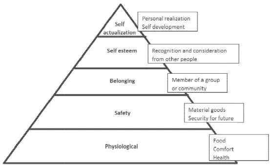 Figure 5 – Maslow’s hierarchy of needs 