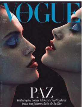 Figura 27: Emprego das Fashion Fonts na tipografia utilizada pela Revista Vogue Portugal