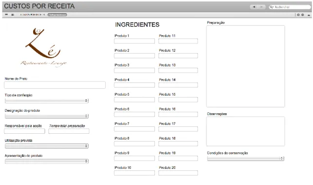 Figura nº 5 – Ficha técnica alterada para a certificação 