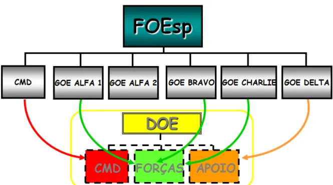 Figura H.9: Organigrama do DOE nas FOEsp.