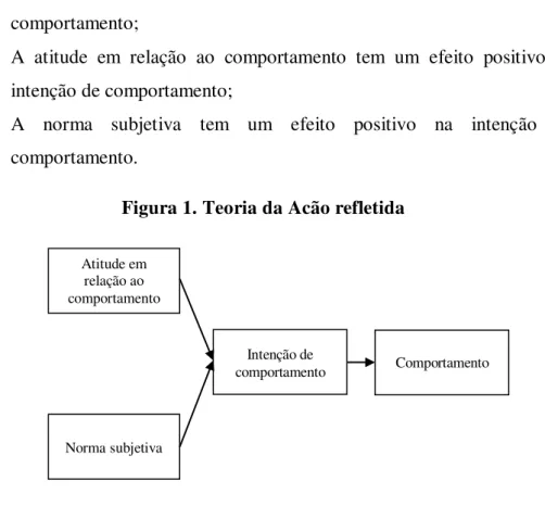 Figura 1. Teoria da Acão refletida 