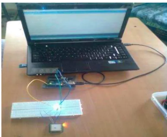 Fig. 21: GPS ligado ao microcontrolador