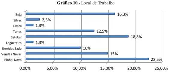 Gráfico 11 -  Tipo de Contrato de Trabalho 