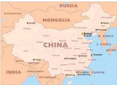 Fig. 2 - Mapa da China 