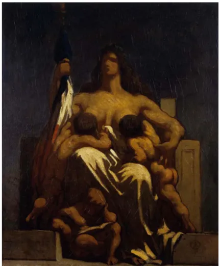 Figura  6  –  A  República,  de  Honoré  Daumier.  Óleo  sobre  tela.  Fonte: 