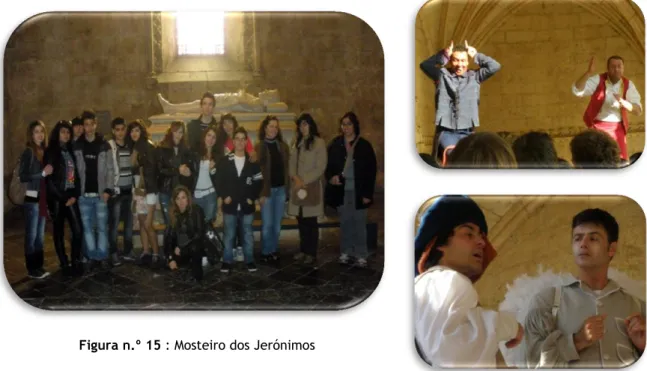 Figura n.º 17: Torre de Belém (Lisboa) Figura n.º 15 : Mosteiro dos Jerónimos 