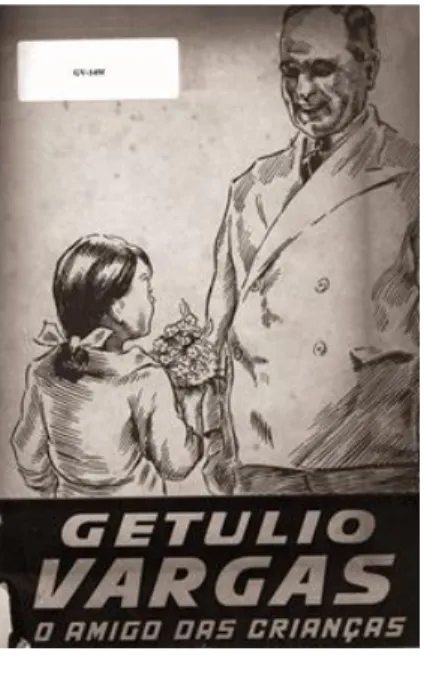 Figura 1. Capa da cartilha &#34;Getúlio Vargas: o amigo das  crianças”. 
