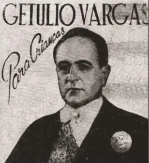 Figura 4. Capa da cartilha &#34;Getúlio Vargas  para Crianças&#34;. 