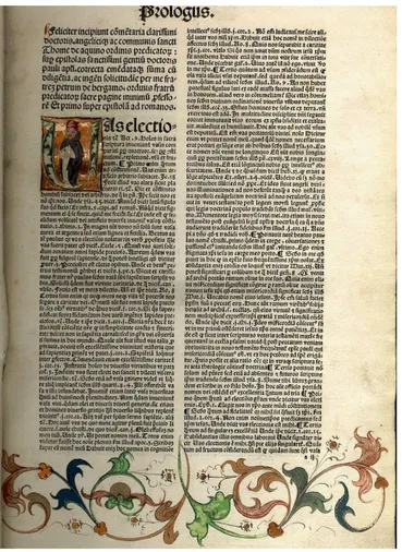 Figura 3.3 – Página da Bı́blia de Johannes Gutenberg, 1455 