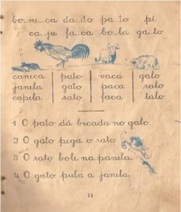 Figura 10: Fragmento do  caderno da aluna do primeiro 