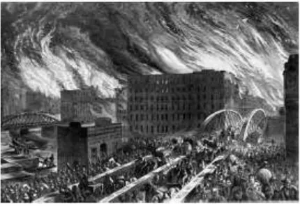 Figura 2.12 – Incêndio de Chicago [10] 