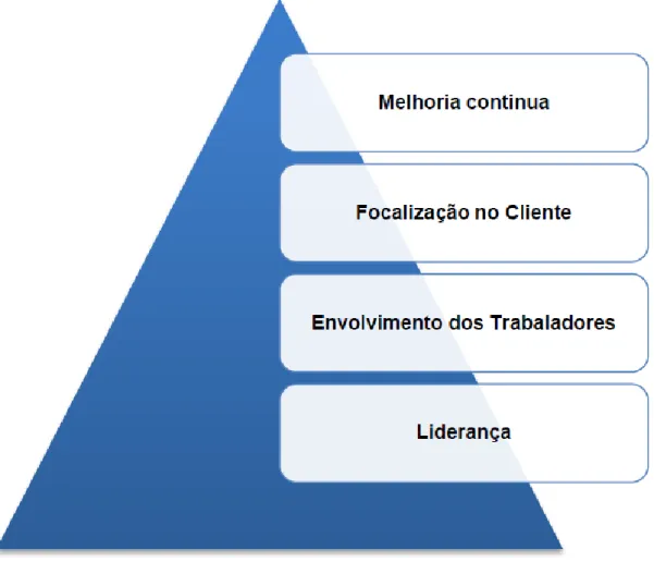 Fig. 5 - Pirâmide da qualidade total 